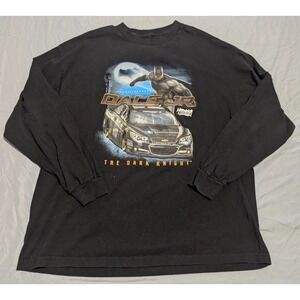 Dale Earnhardt Jr Shirt Adult 2xl Black Batman The Dark Knight NASCAR Graphic